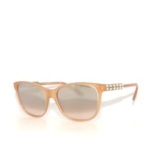Tiffany & Co TF4174B 4174 82633C Opal Nude Brown Mirror Silver Grad. Sunglasses